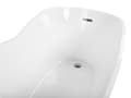 Miniatyrbild 11 av 11: Fristående badkar Blank Svart Sanitetsakryl 170 x 80 cm Elegant Ovalt Minimalistisk design