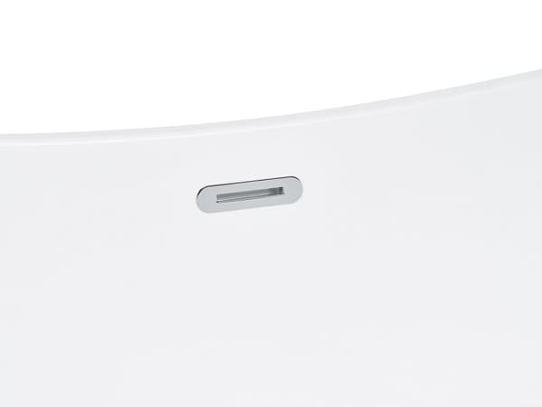 Badkar Svart med Silver Sanitär Akryl 170 cm Fristående Modern
