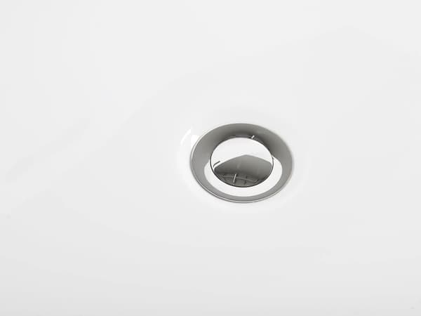 Badkar Vit Silver Akryl 170 x 80 cm Fristående Oval Blank Modern Kurvig