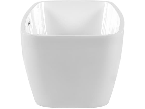 Badkar Vit Silver Akryl Stål 170 x 78 cm Modern Stötsäker Lättskött Rektangulär