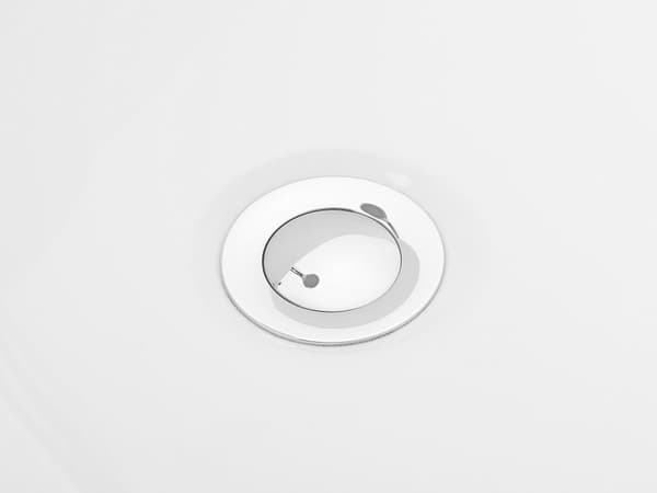Fristående Badkar med blandare Vit Sanitär Akryl Oval Enkel 170 x 80 cm Modern Design Minimalistisk