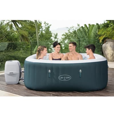 Lay-Z-Spa® 1.80m x 1.80m x 66cm Ibiza Airjet Uppblåsbart Spabad