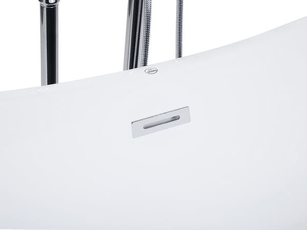 Badkar Svart med Silver Sanitär Akryl 150 cm Fristående Modern