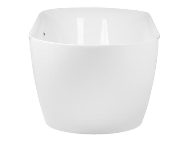 Fristående Badkar Glansig Vit Sanitetsakryl 150 x 75 cm Oval Modern Design