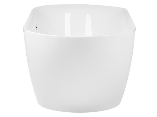 Fristående Badkar Glansig Vit Sanitetsakryl 160 x 75 cm Oval Modern Design