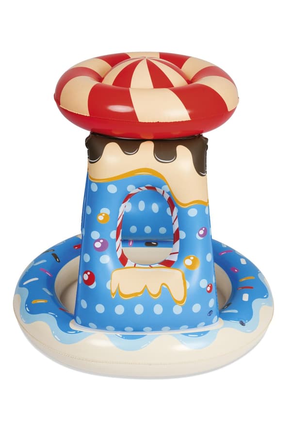 Candyville Babypool med Solskydd 0,91x0,91x0,89m, Bestway