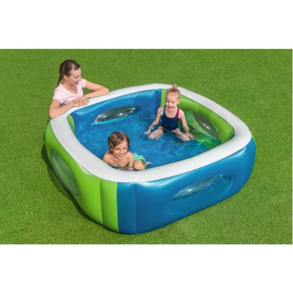 Basseng med vindu 168 x 168 cm Bestway