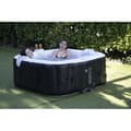 Miniatyrbild 1 av 3: SUNSPA Square Uppblåsbart Spa 6 platser med LED-remsa