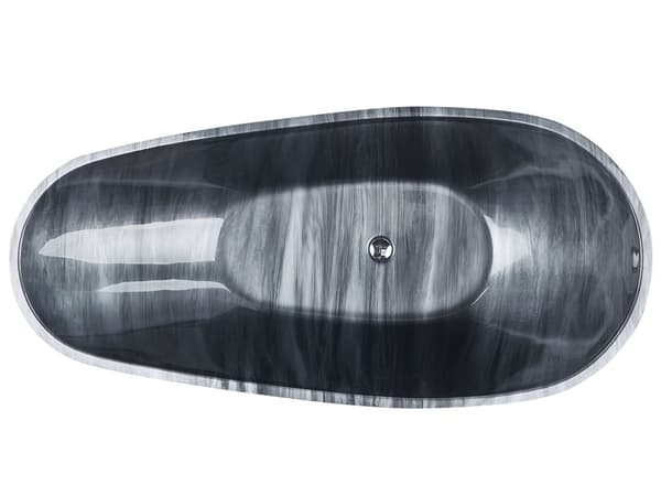 Bubbelbad Vit Sanitetsakryl Glas Transparent Front med LED-lampor Nackstöd Massage Vattenstrålar 170 x 80 cm Rektangulär badtunna