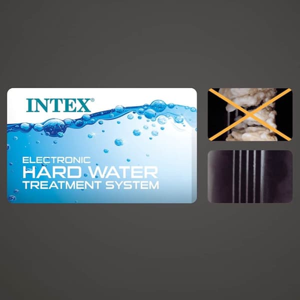 INTEX boblebad med massagefunktion PureSpa 216x71 cm 6-personers rund
