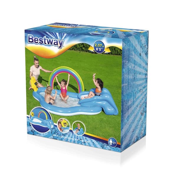Rainbow N' Shine Play Center 2.57m x 1.45m x 91cm Bestway