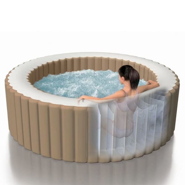 INTEX spabad med massagefunktion PureSpa 196x71 cm rund