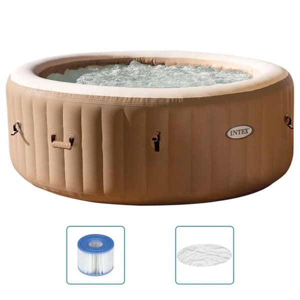 INTEX spabad med massagefunktion PureSpa 196x71 cm rund
