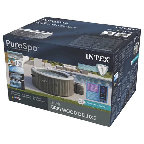 INTEX PureSpa Greywood DELUXE 196 cm