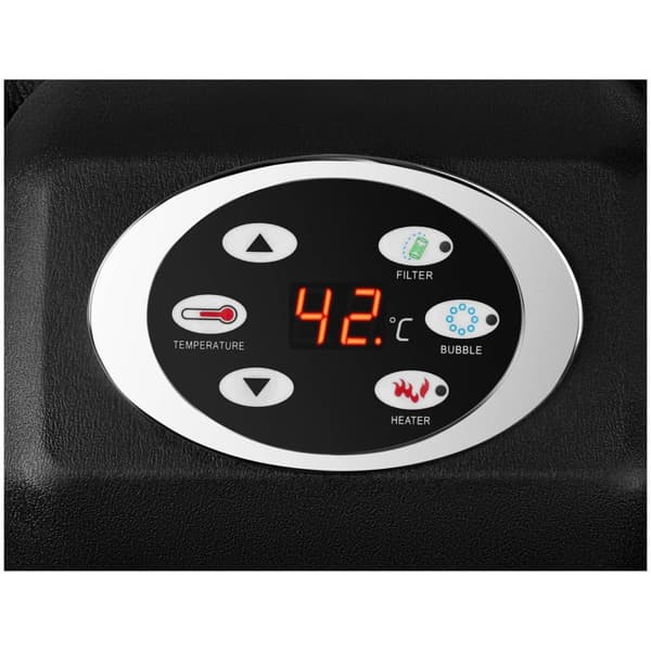Uniprodo Uppblåsbart spa - 1000 L - 6 personer - 130 luftdysor