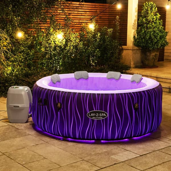 Lay-Z Spa Hollywood Airjet | Bestway uppblåsbart spabad 4-6 personer