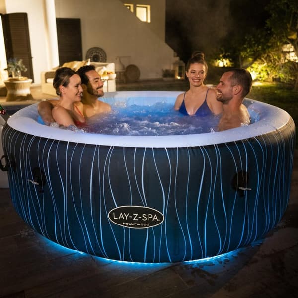 Lay-Z Spa Hollywood Airjet | Bestway uppblåsbart spabad 4-6 personer