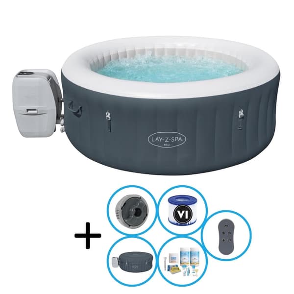 Jacuzzi - Bestway - Lay-Z-Spa - Bali - Inklusiv vedligeholdelsespakke