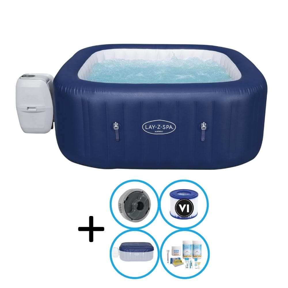 Bestway Jacuzzi LayZSpa Hawaii Inklusive underhållspaket CDON