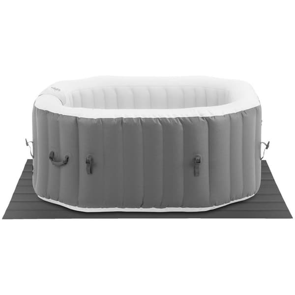 Uniprodo Uppblåsbart spa - 600 l - 4 personer - 110 strålar
