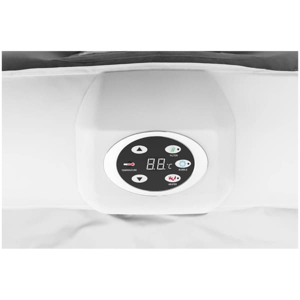 Uniprodo Uppblåsbart spa - 910 l - 6 personer - 130 strålar