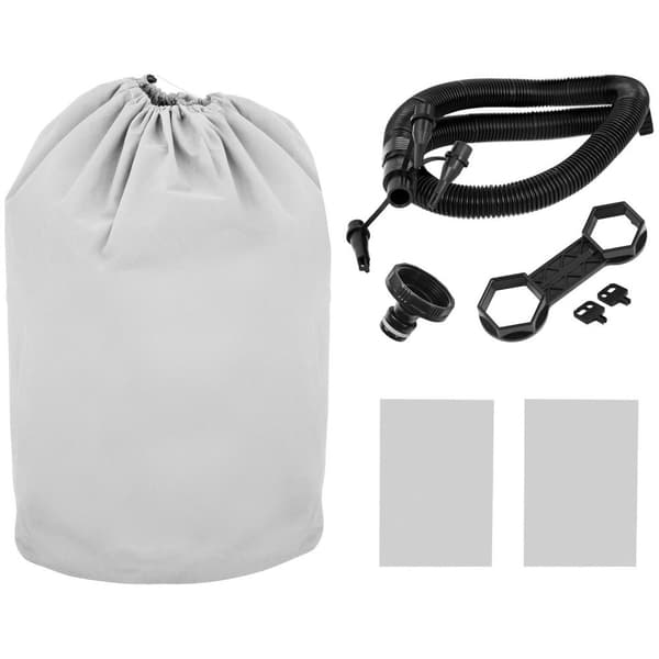 Uniprodo Uppblåsbart spa - 910 l - 6 personer - 130 strålar