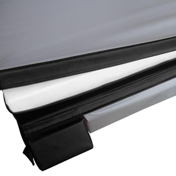 Hot Tub Cover Thermal Jacuzzi Square Hard Protection Weather Resistant PVC Leather Insulating EPS Foam UV, Mold and Fire Resistant Lockable 6 Handles
