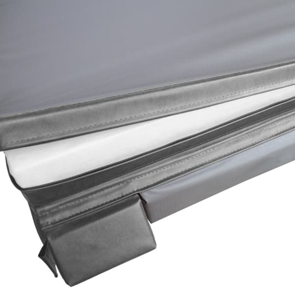 Lock för Spabad Termolock Jacuzzi Fyrkantigt Hårt Skydd Vädertåligt PVC-läder Isolerande EPS-skum UV-, Mögel- och Brandresistent Låsbart 6 Handtag