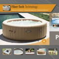 Miniatyrbild 7 av 8: INTEX Bubbelpool rund PureSpa