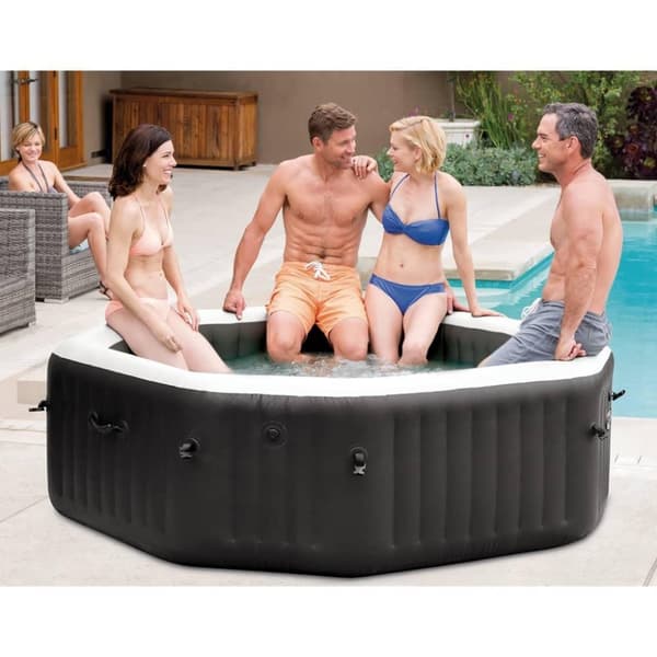 INTEX Bubbelpool åttahörnig PureSpa