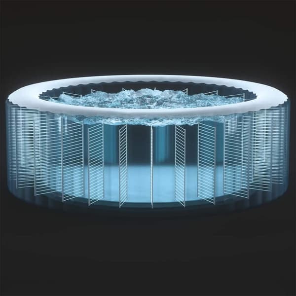 INTEX Bubbelpool rund PureSpa 216x71 cm 6 personer