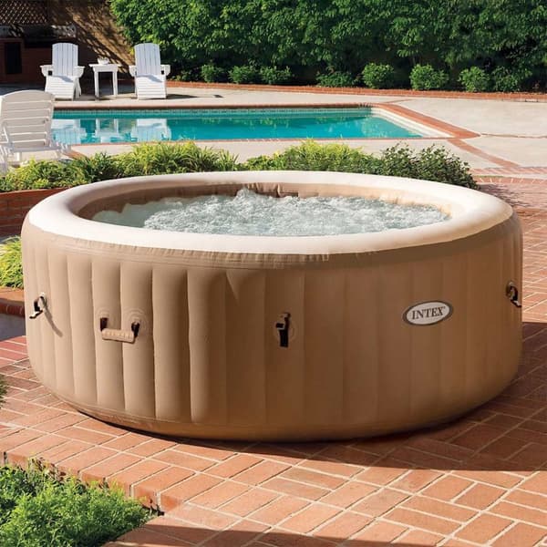 INTEX spabad med massagefunktion PureSpa 196x71 cm rund