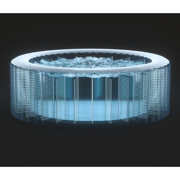 INTEX spabad med massagefunktion PureSpa 196x71 cm rund