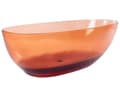 Miniatyrbild 5 av 10: Fristående badkar Transparent Röd Solid yta 169 x 78 cm Oval Enkel Modern Design