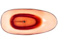 Miniatyrbild 7 av 10: Fristående badkar Transparent Röd Solid yta 169 x 78 cm Oval Enkel Modern Design