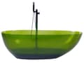 Miniatyrbild 1 av 10: Fristående badkar Transparent Grön Solid yta 169 x 78 cm Oval Enkel Modern Design