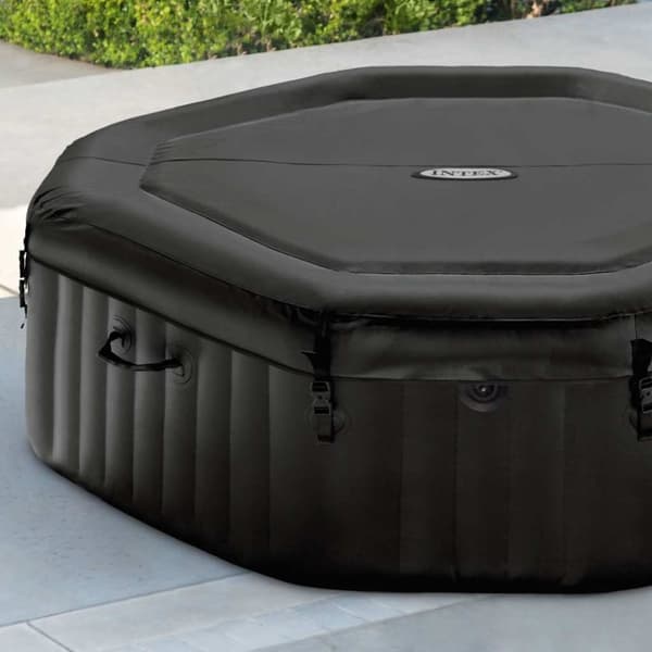 INTEX spabad med massagefunktion PureSpa ottekantet