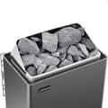 Miniatyrbillede 3 af 6: Elektrisk saunavarmer 8-12 m3 op til 110C 400 V 8 kW sort og sølv