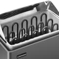 Miniatyrbillede 4 af 6: Elektrisk saunavarmer 8-12 m3 op til 110C 400 V 8 kW sort og sølv