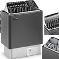 Miniatyrbild 1 av 6: Elektrisk bastuaggregat 9-13 m3 upp till 110C 400 V 9 kW svart och silver