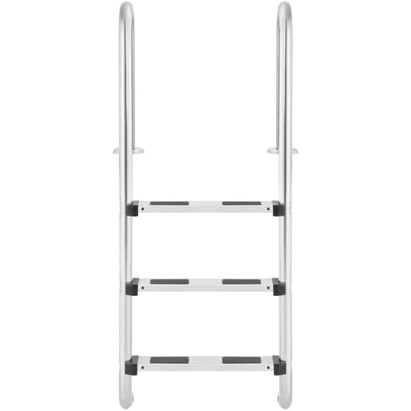 Poolstige i rustfrit stål, 3 trin, 1320 mm