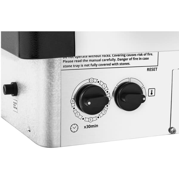 Elektrisk saunavarmer med indbygget styring 5-9 m3 op til 110C 400 V 6 kW