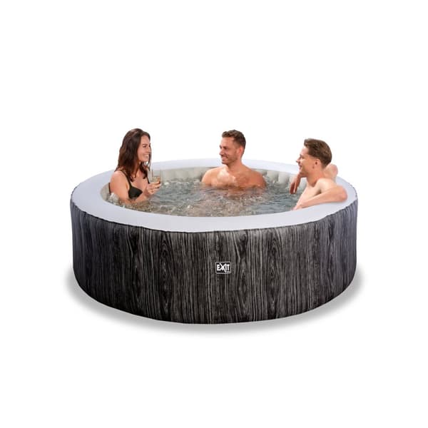 EXIT Wood Deluxe spa (4 personer) - mørkegrå