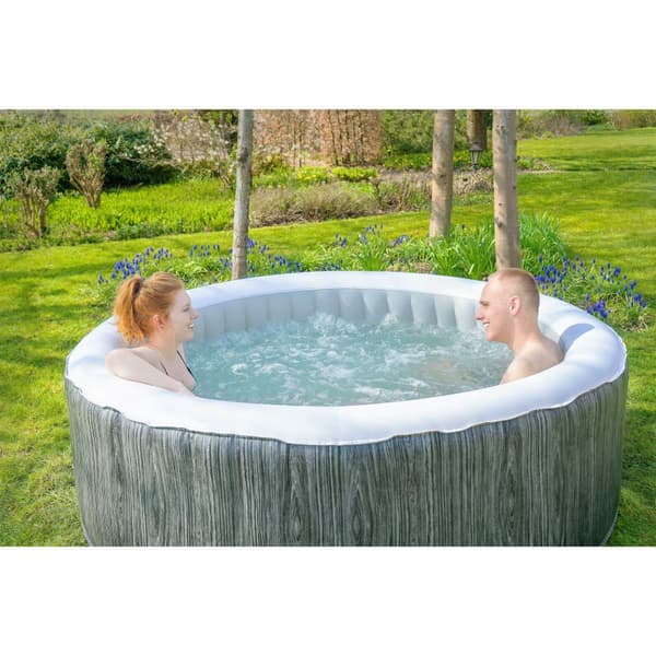 EXIT Wood Deluxe spa (4 personer) - mørkegrå