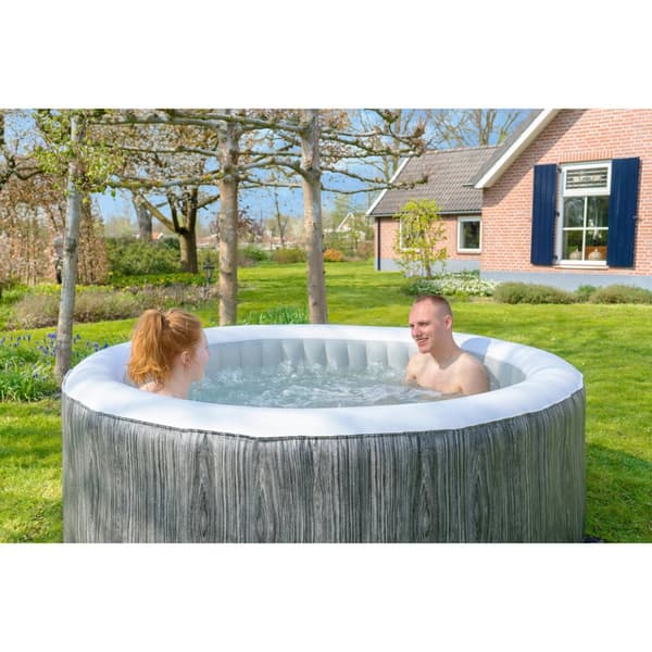 EXIT Wood Deluxe spa (4 personer) - mørkegrå