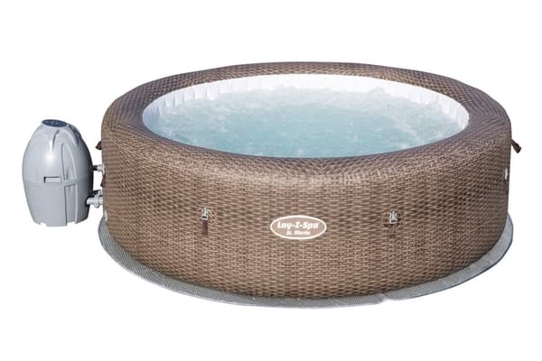 Bestway Lay-Z-Spa St. Moritz Uppblåsbar Bastu - 5-7 Personer, 180 Bubblestrålar, Frostskydd, Energieffektiv
