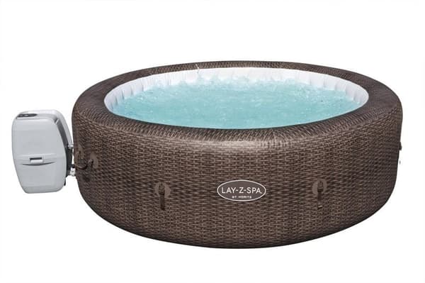 Bestway Lay-Z-Spa St. Moritz Uppblåsbar Bastu - 5-7 Personer, 180 Bubblestrålar, Frostskydd, Energieffektiv