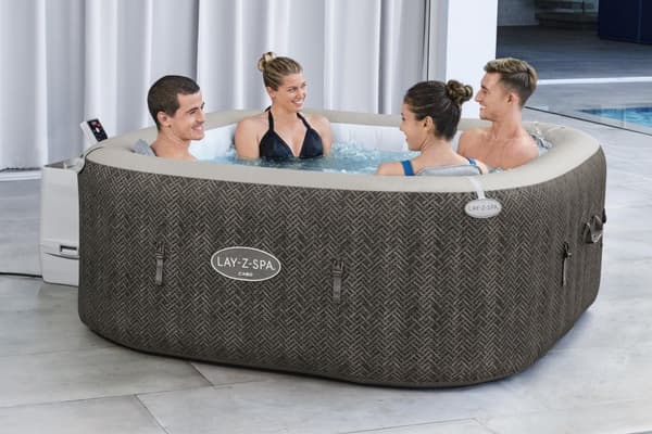 Lay-Z Spabad 180 x 180 x 71 cm Cabo MaxHold Smart HydroJet 6 Spabad