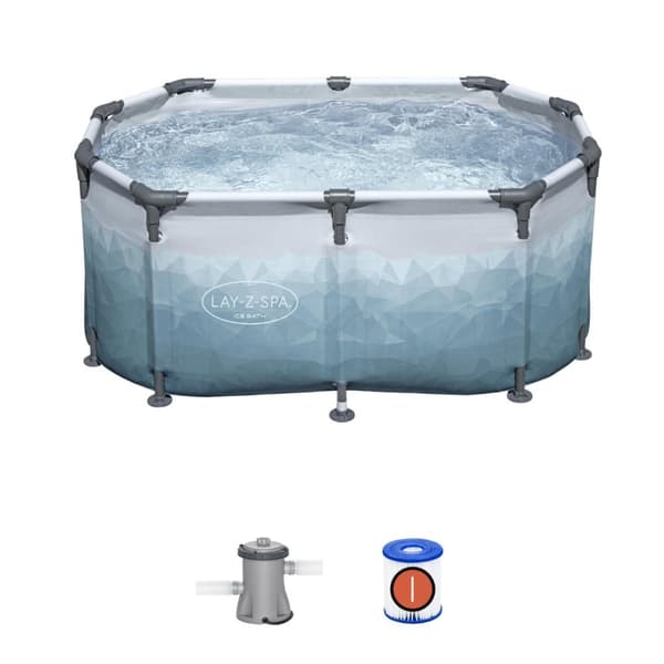 Lay-Z Glacial dip Isbad m/pump 150 x 90 x 65 cm