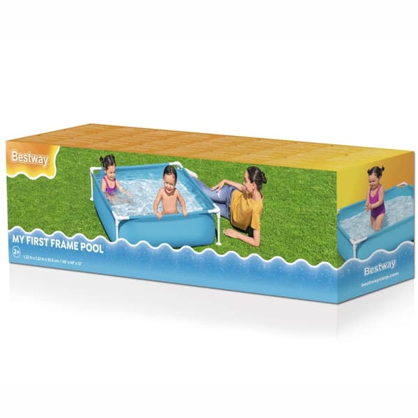 Bestway My First Frame Pool 1,22 m x 1,22 m x 30,5 cm